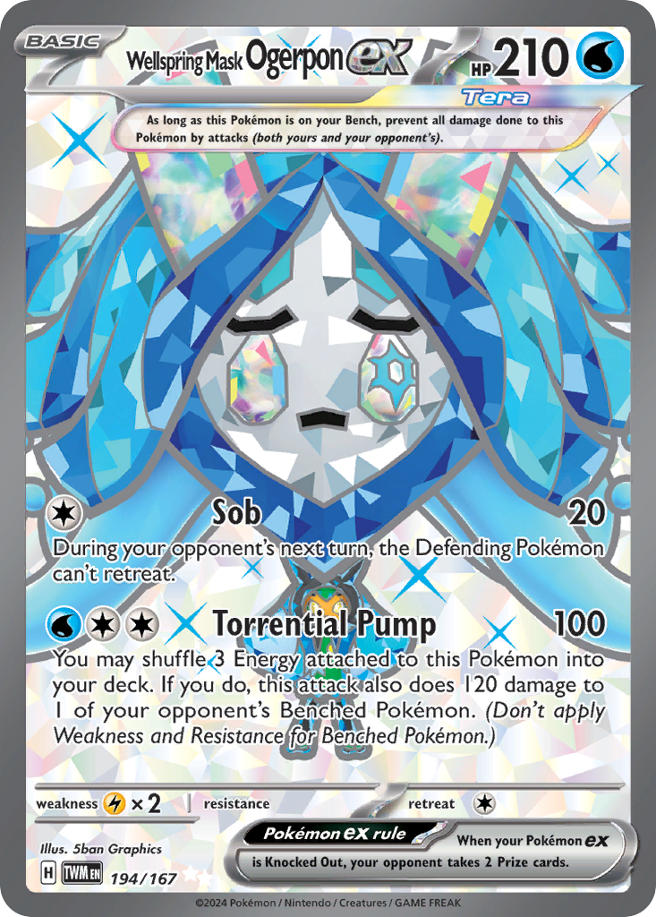 Wellspring Mask Ogerpon ex (UR) (English)