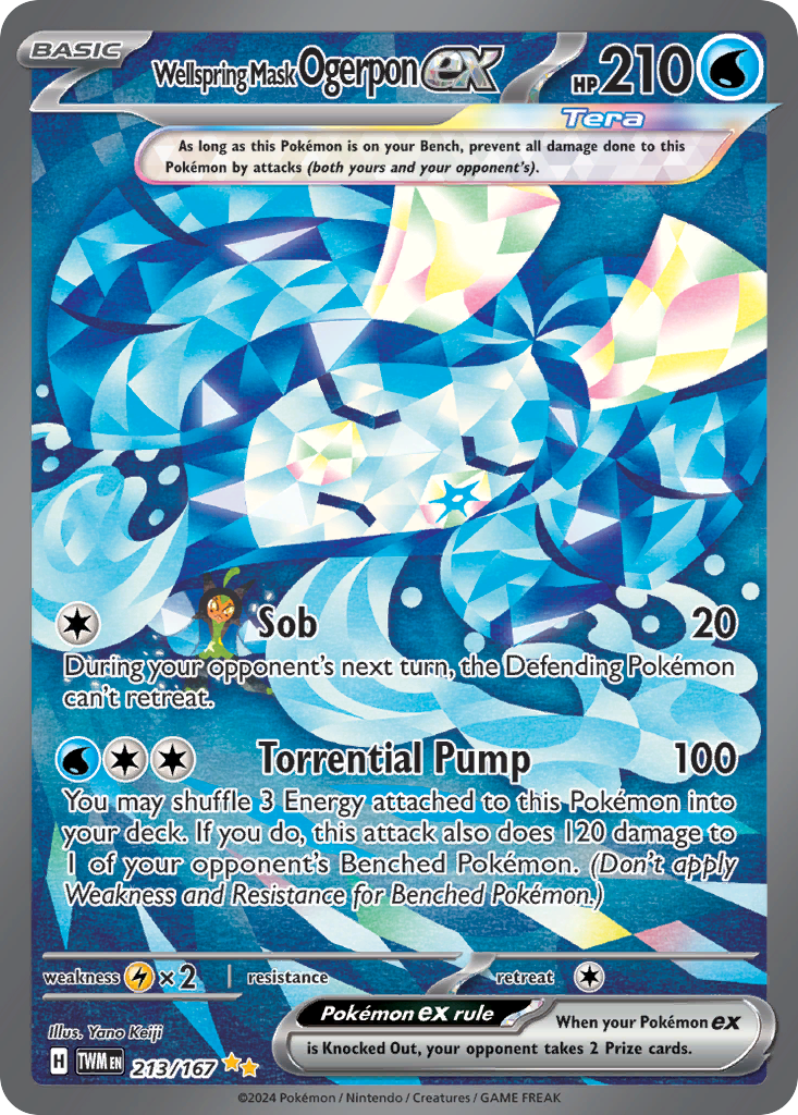 Wellspring Mask Ogerpon ex (SAR) (English)