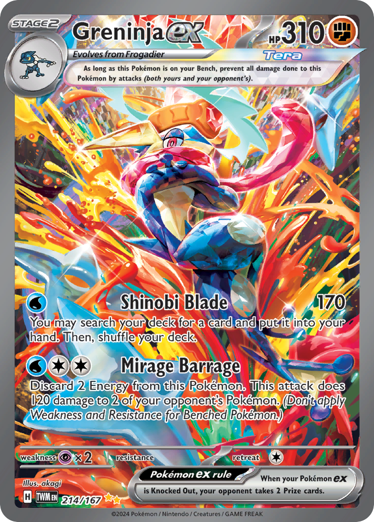 Greninja ex (SAR) (English)