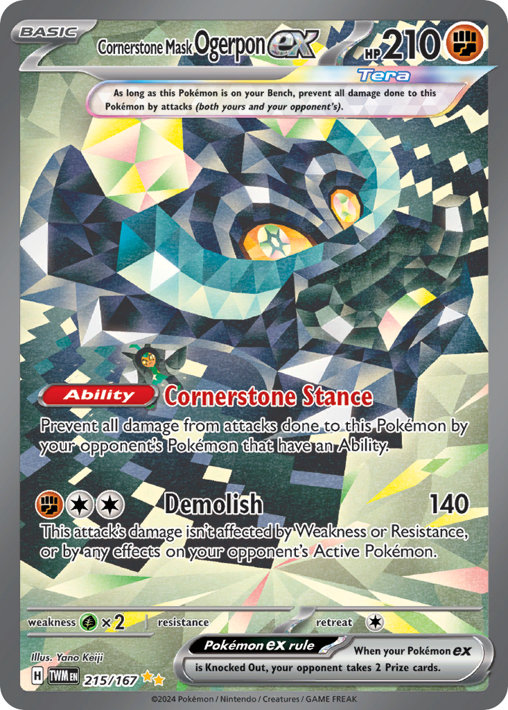 Cornerstone Mask Ogerpon ex (SAR) (English)