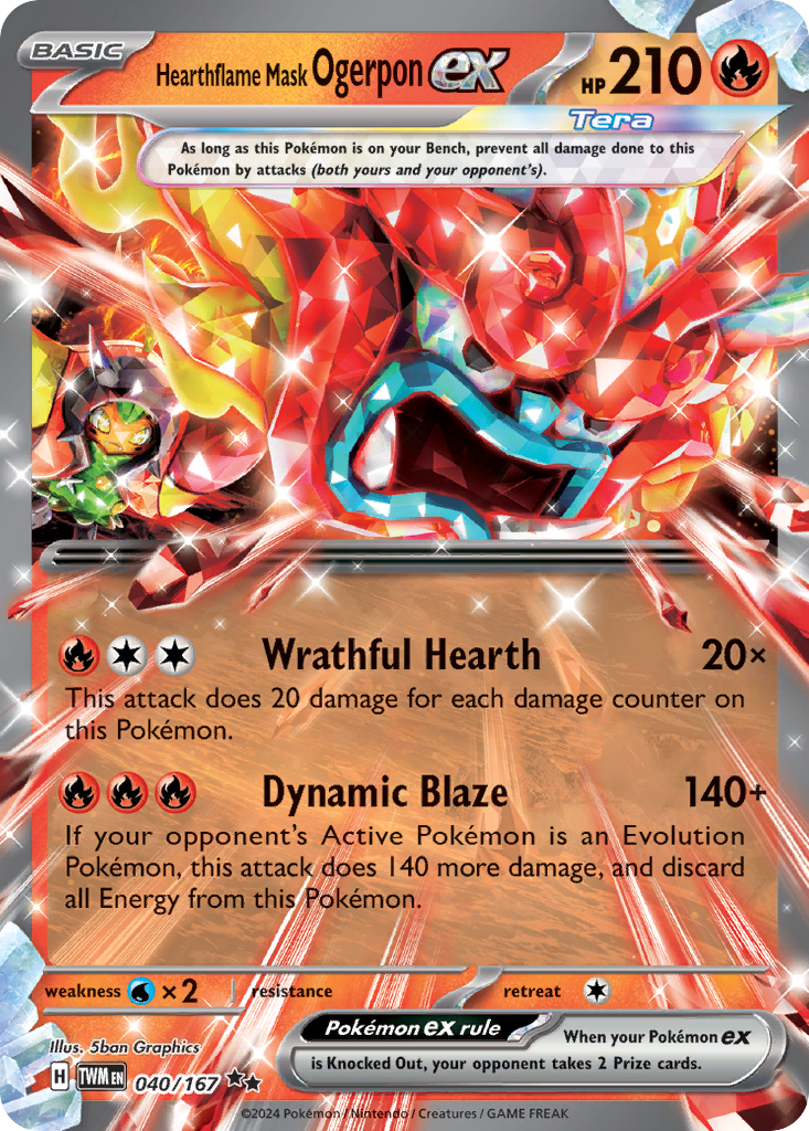 Hearthflame Mask Ogerpon ex (English)