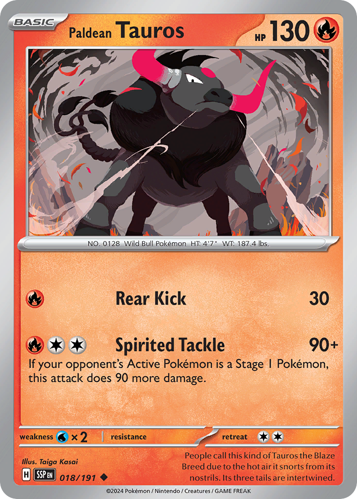 Paldean Tauros (English)