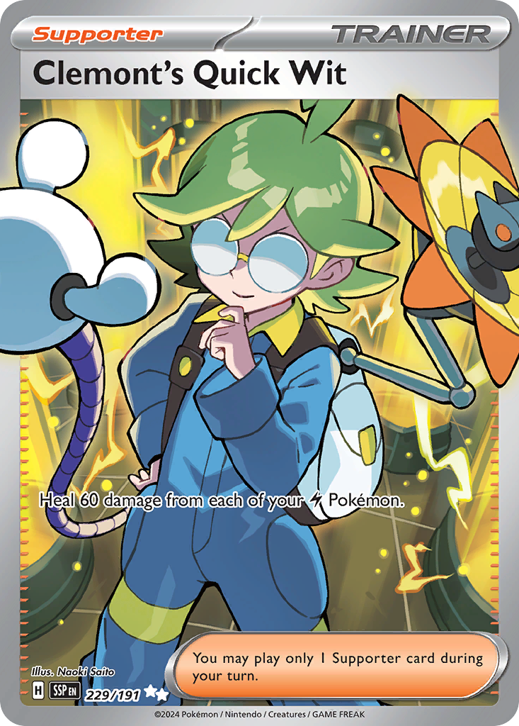 Clemont's Quick Wit (UR) (English)