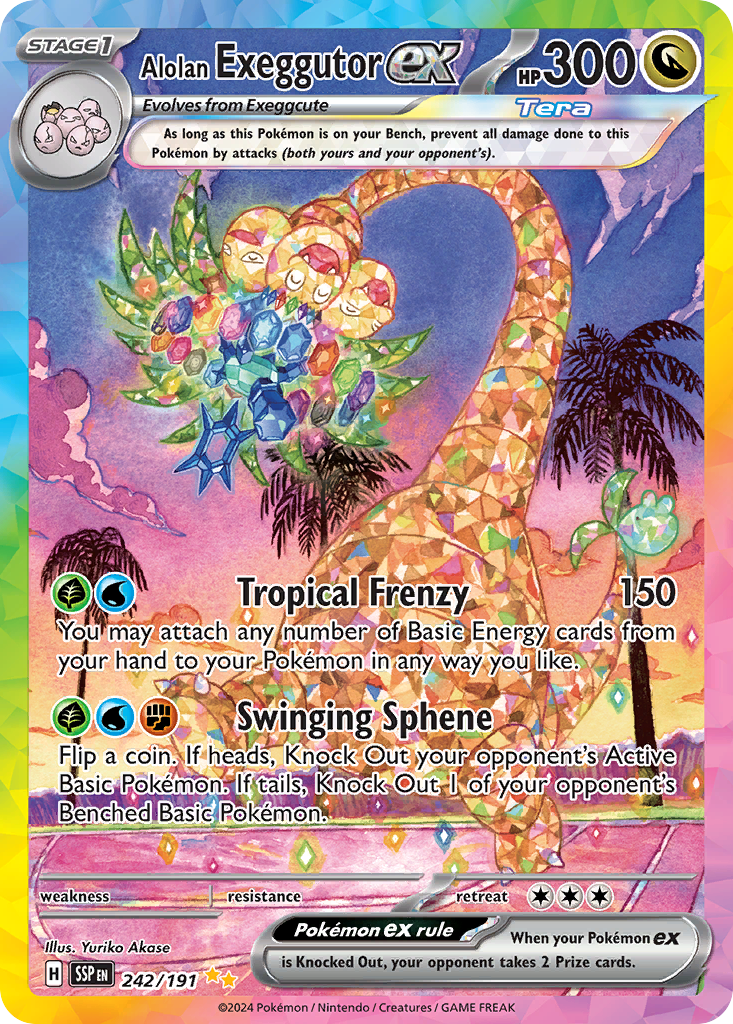 Alolan Exeggutor ex (SAR) (English)