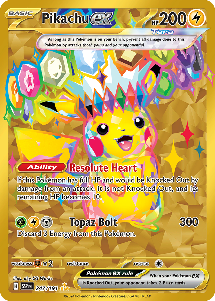 Pikachu ex (HR) (English)