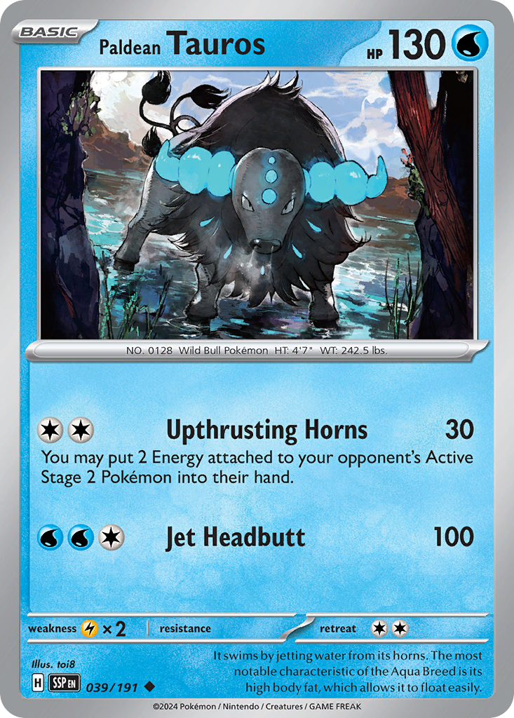 Paldean Tauros (English)