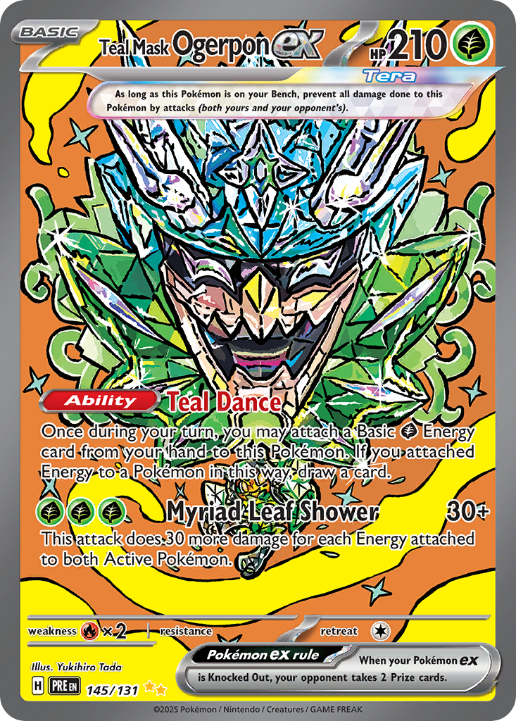 Teal Mask Ogerpon ex (SAR) (English)
