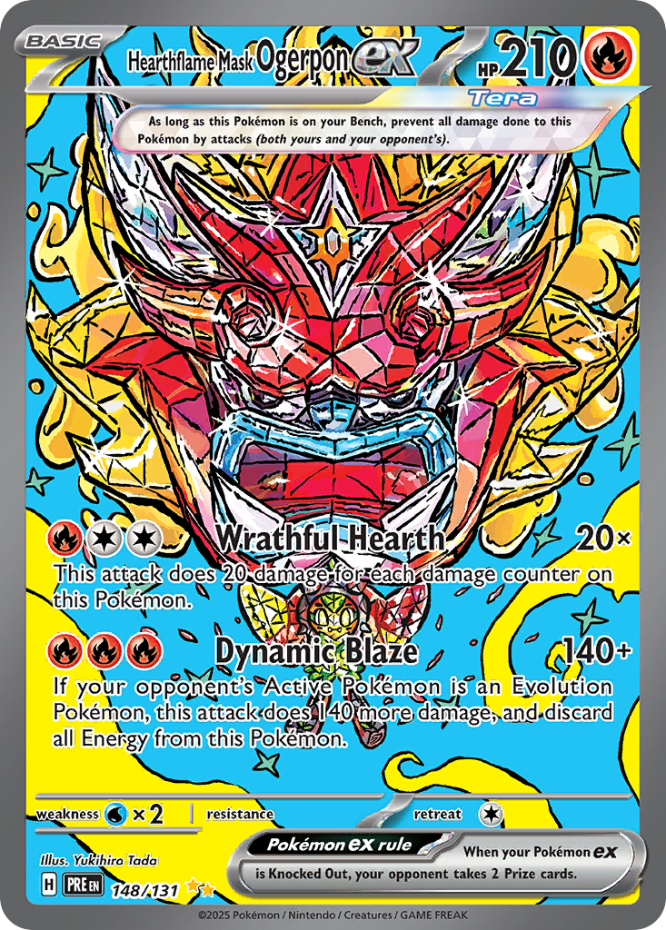 Hearthflame Mask Ogerpon ex (SAR) (English)