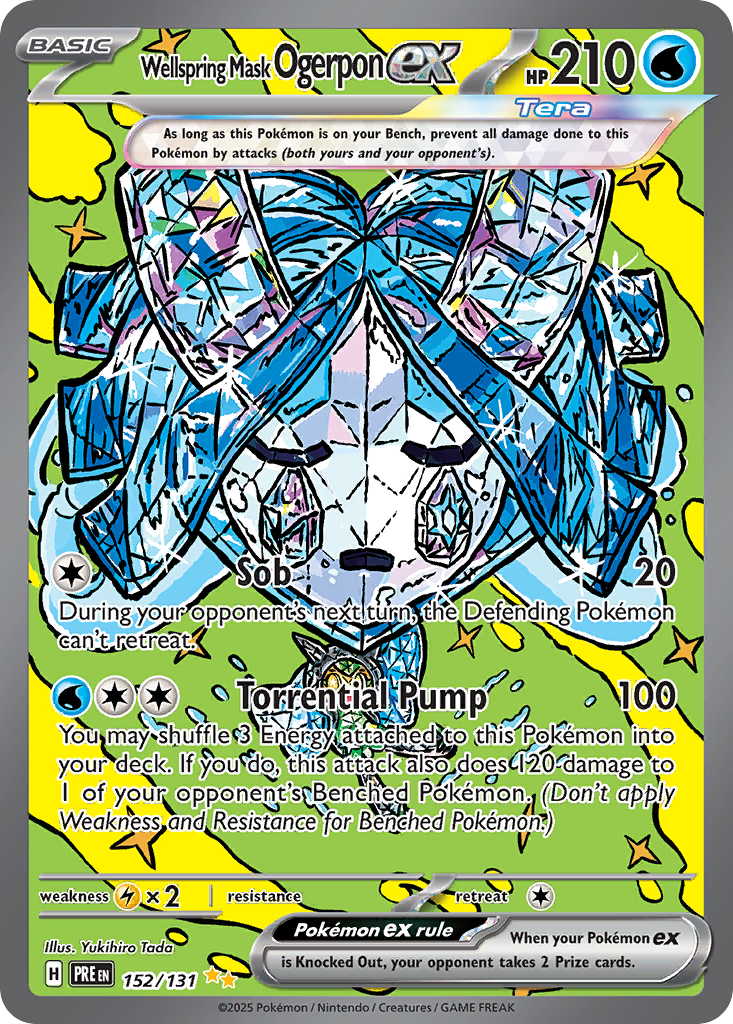 Wellspring Mask Ogerpon ex (SAR) (English)