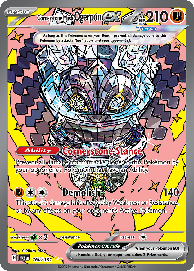 Cornerstone Mask Ogerpon ex (SAR) (English)