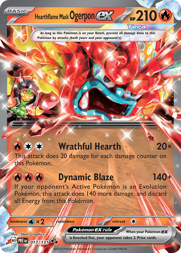 Hearthflame Mask Ogerpon ex (English)