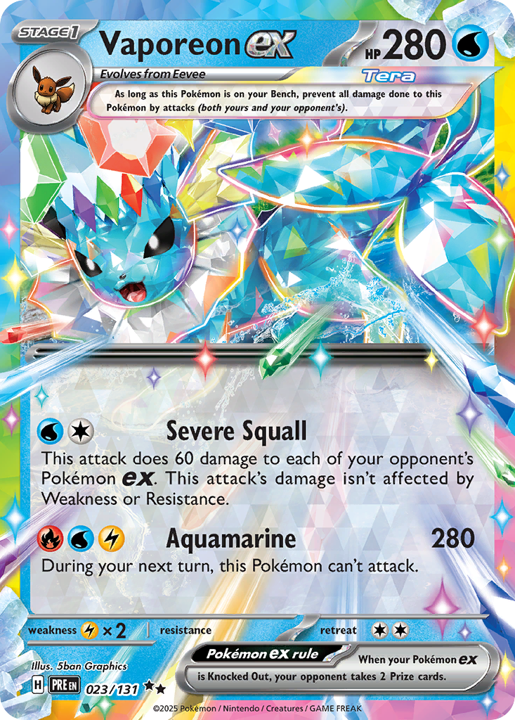 Vaporeon ex (English)