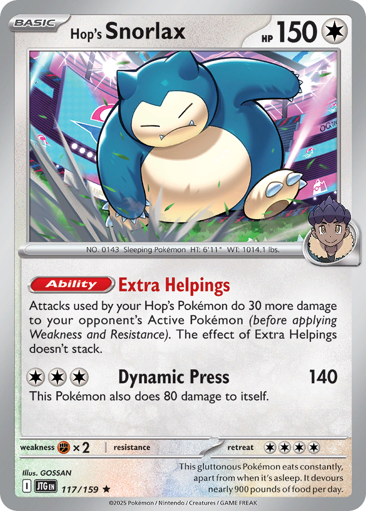 Hop's Snorlax (English)
