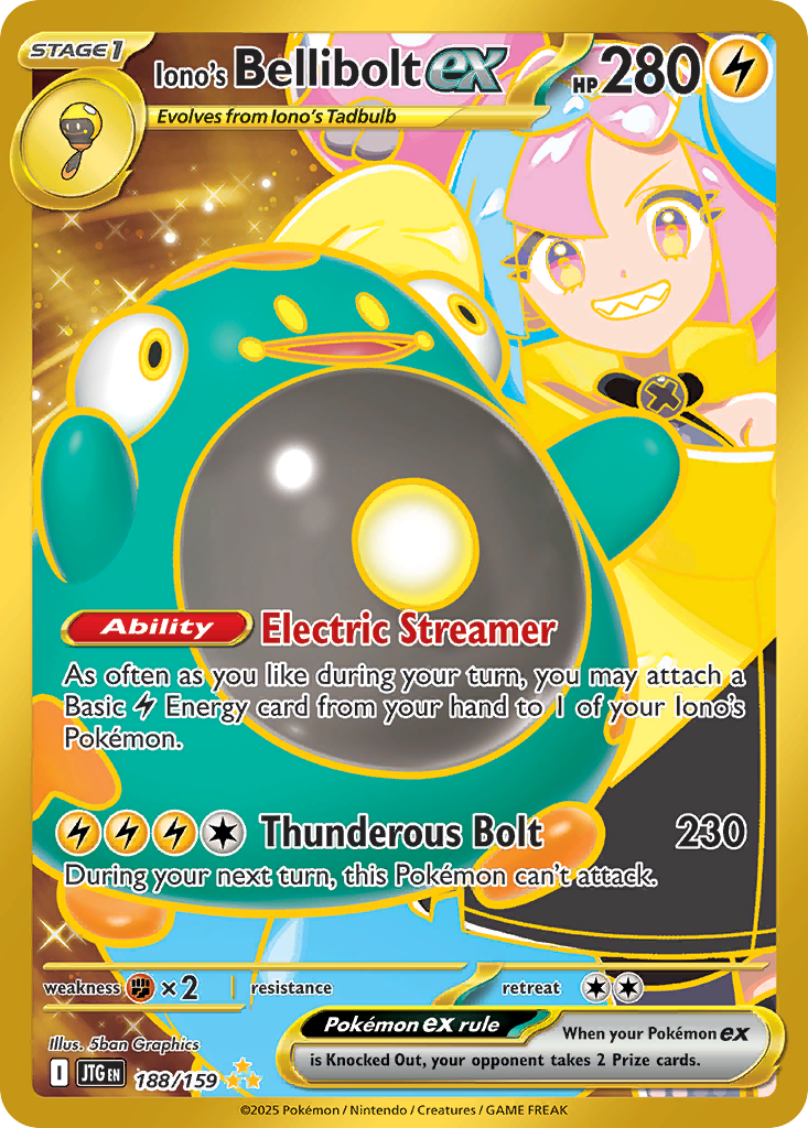 Iono's Bellibolt ex (HR) (English)