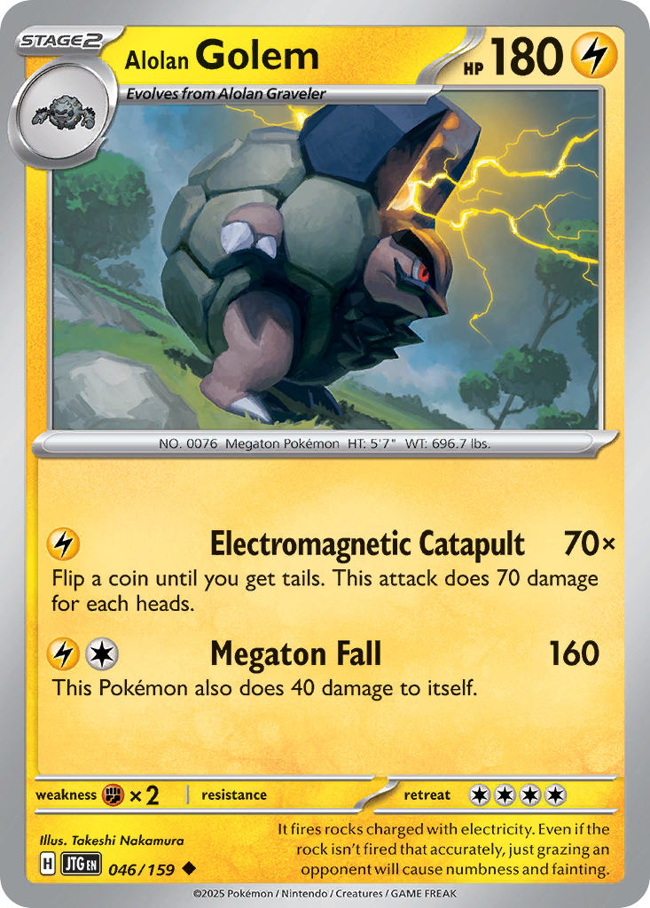 Alolan Golem (English)