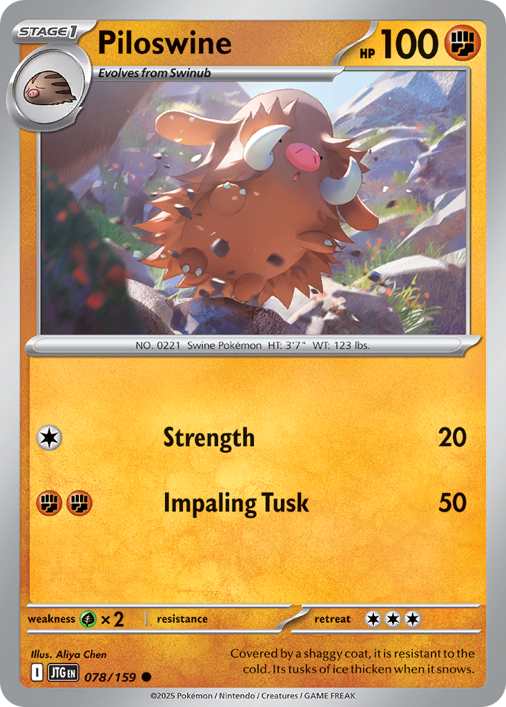 Piloswine (English)