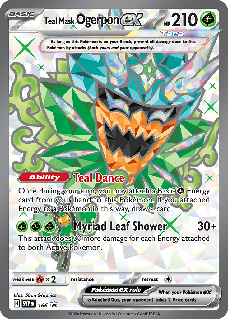 Teal Mask Ogerpon ex (English)