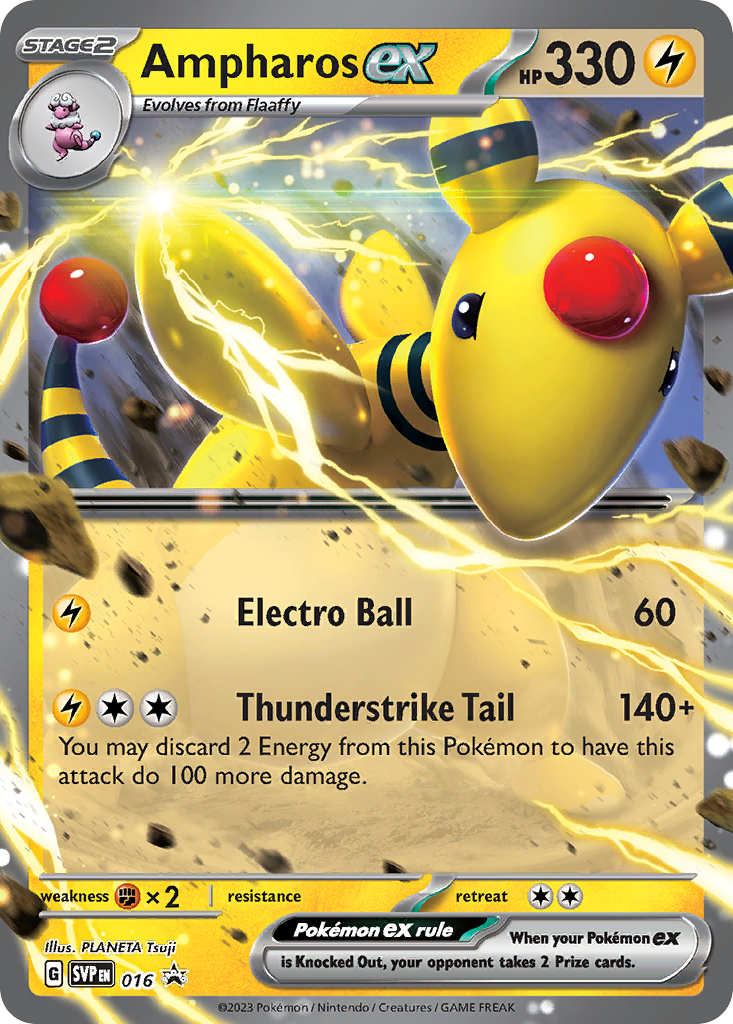 Ampharos ex (English)
