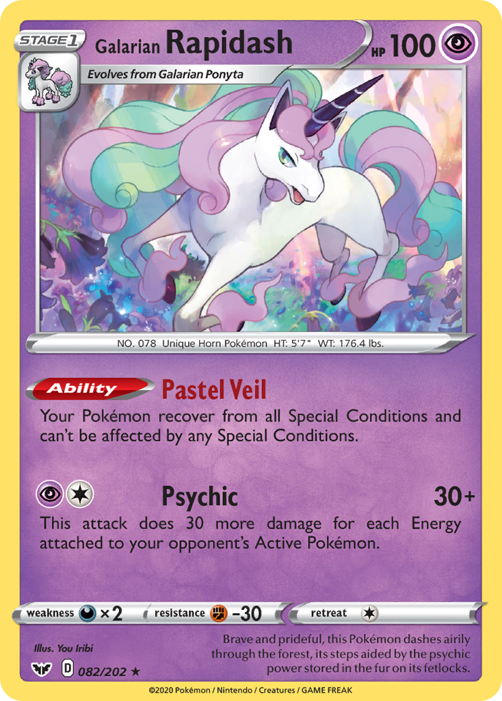 Galarian Rapidash (English)