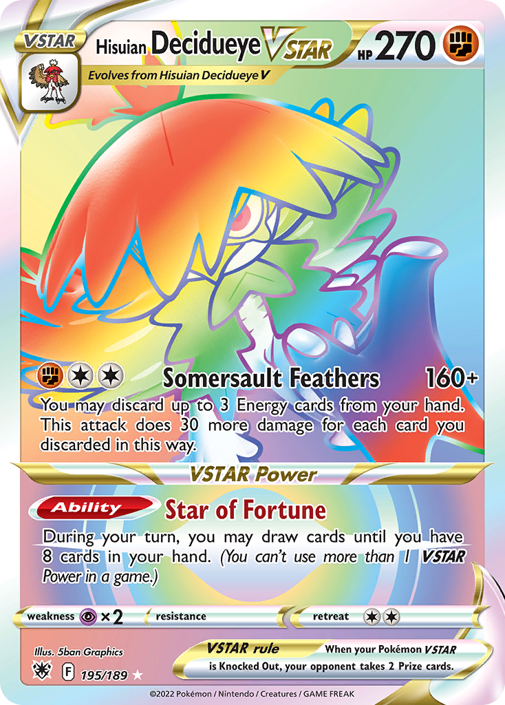 Hisuian Decidueye VSTAR (English)