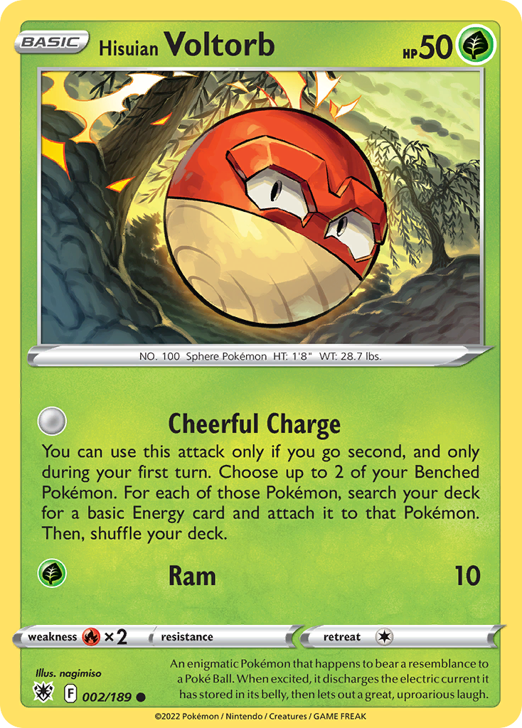Hisuian Voltorb (English)