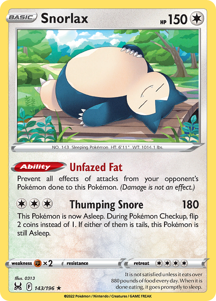 Snorlax (English)