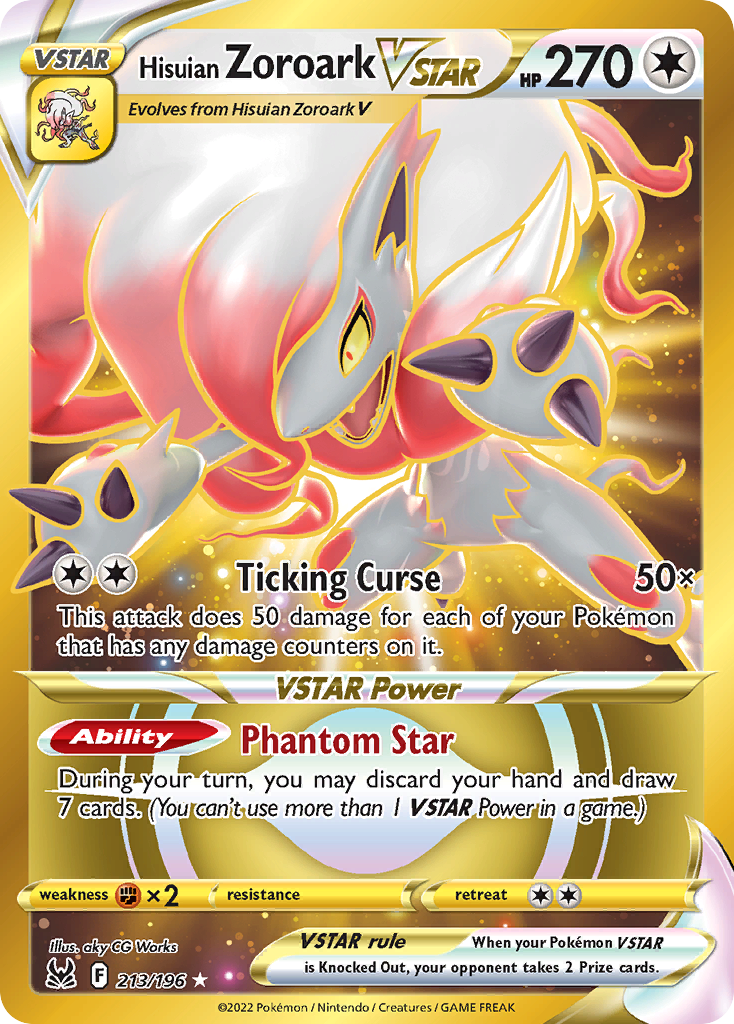 Hisuian Zoroark VSTAR (HR) (English)