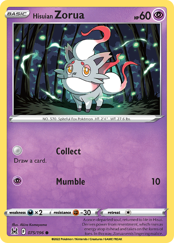 Hisuian Zorua (English)