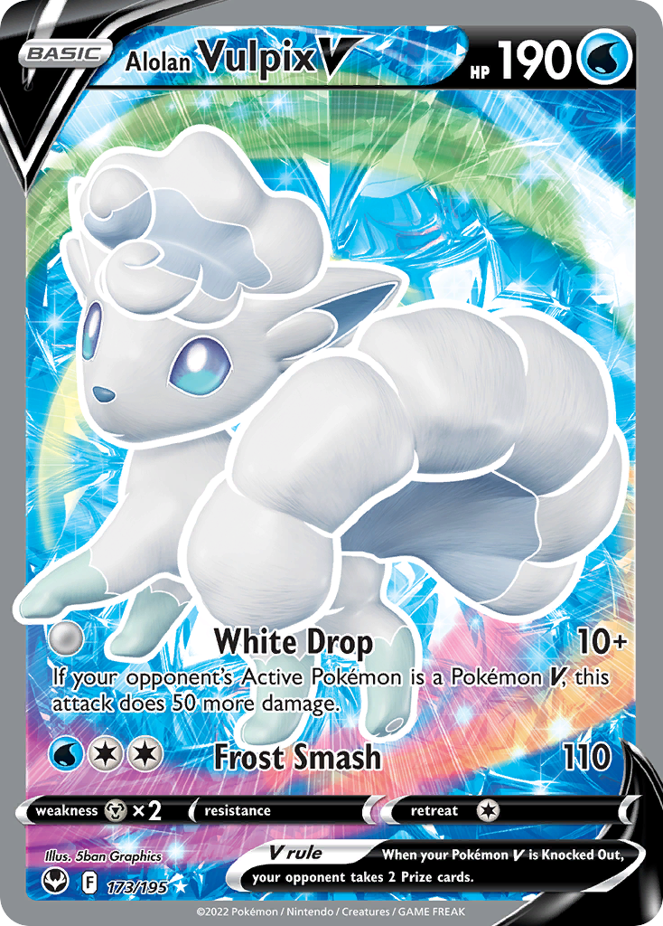 Alolan Vulpix V (English)