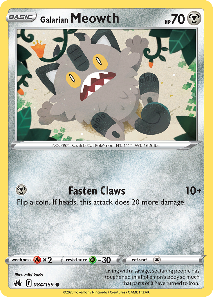 Galarian Meowth (English)