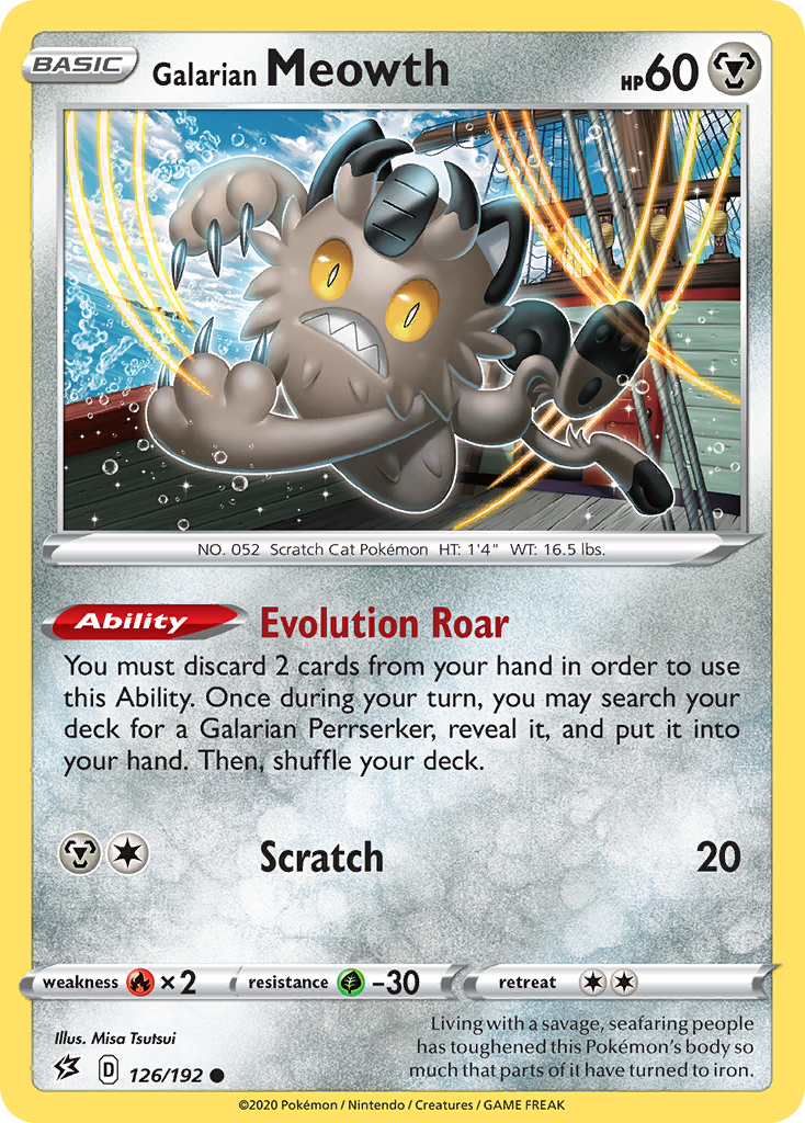 Galarian Meowth (English)