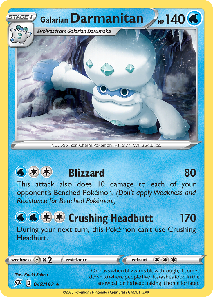 Galarian Darmanitan (English)