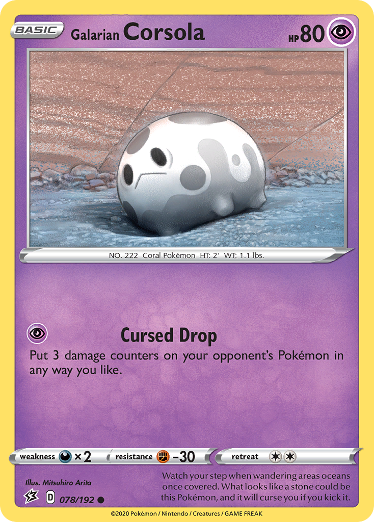 Galarian Corsola (English)