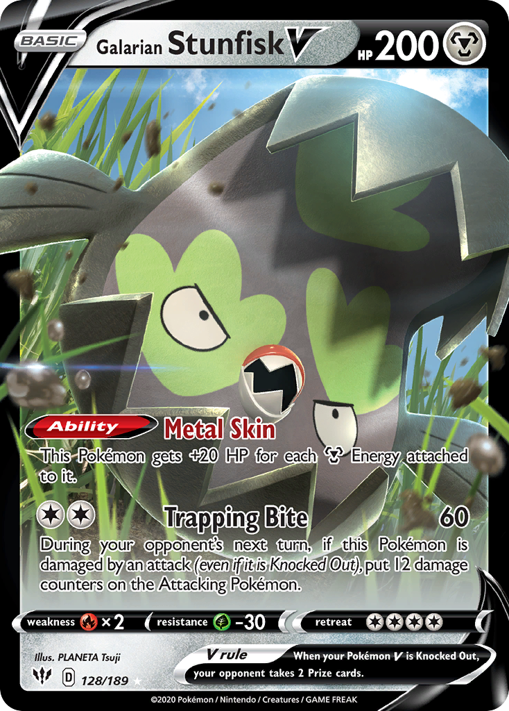 Galarian Stunfisk V (English)