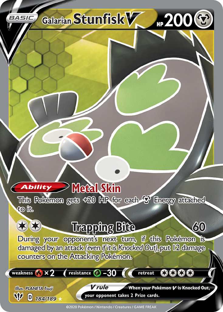 Galarian Stunfisk V (English)