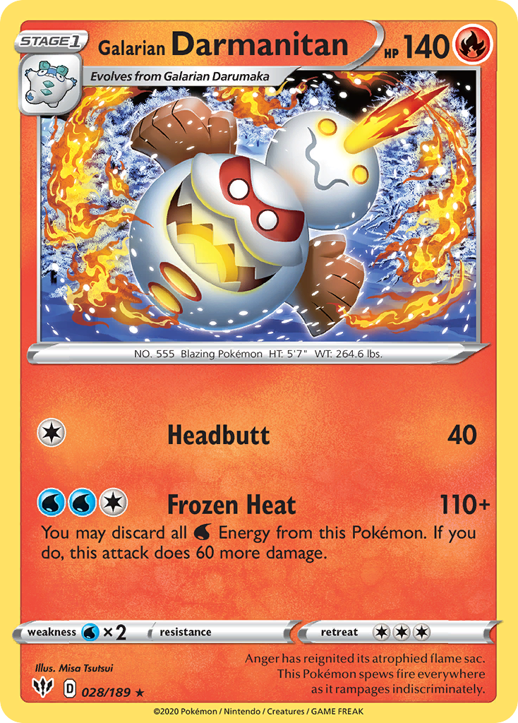 Galarian Darmanitan (English)
