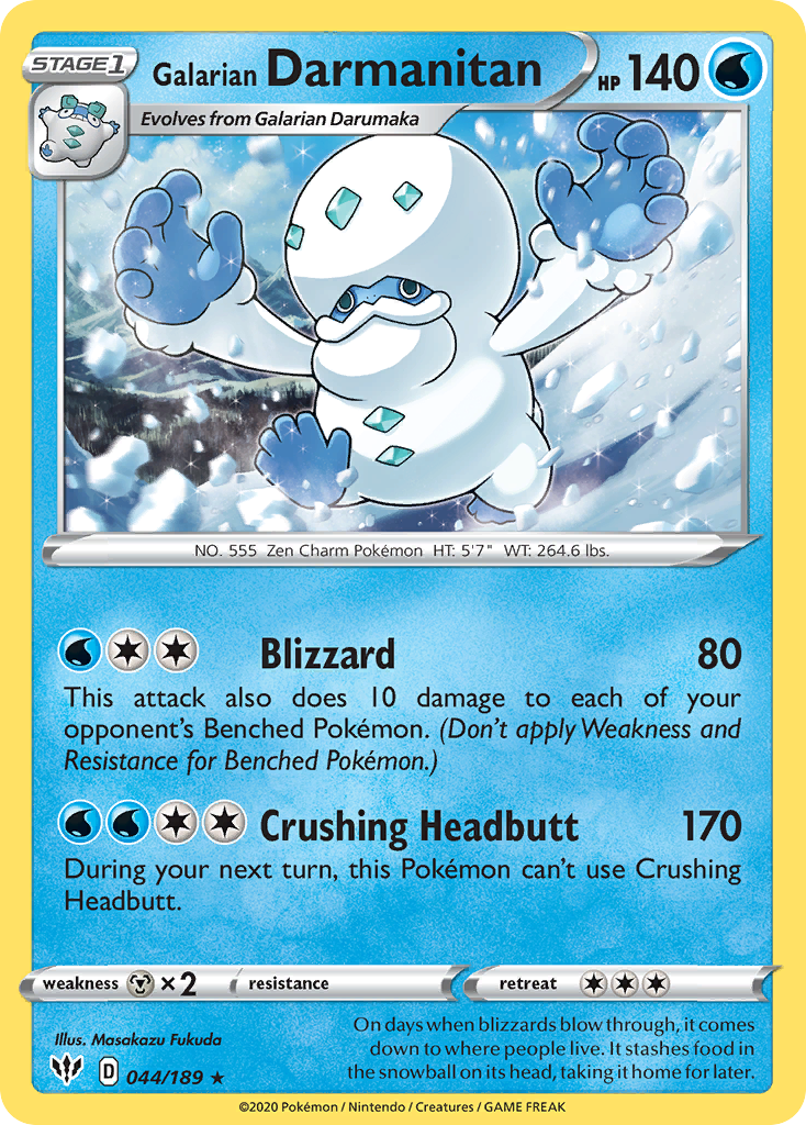 Galarian Darmanitan (English)
