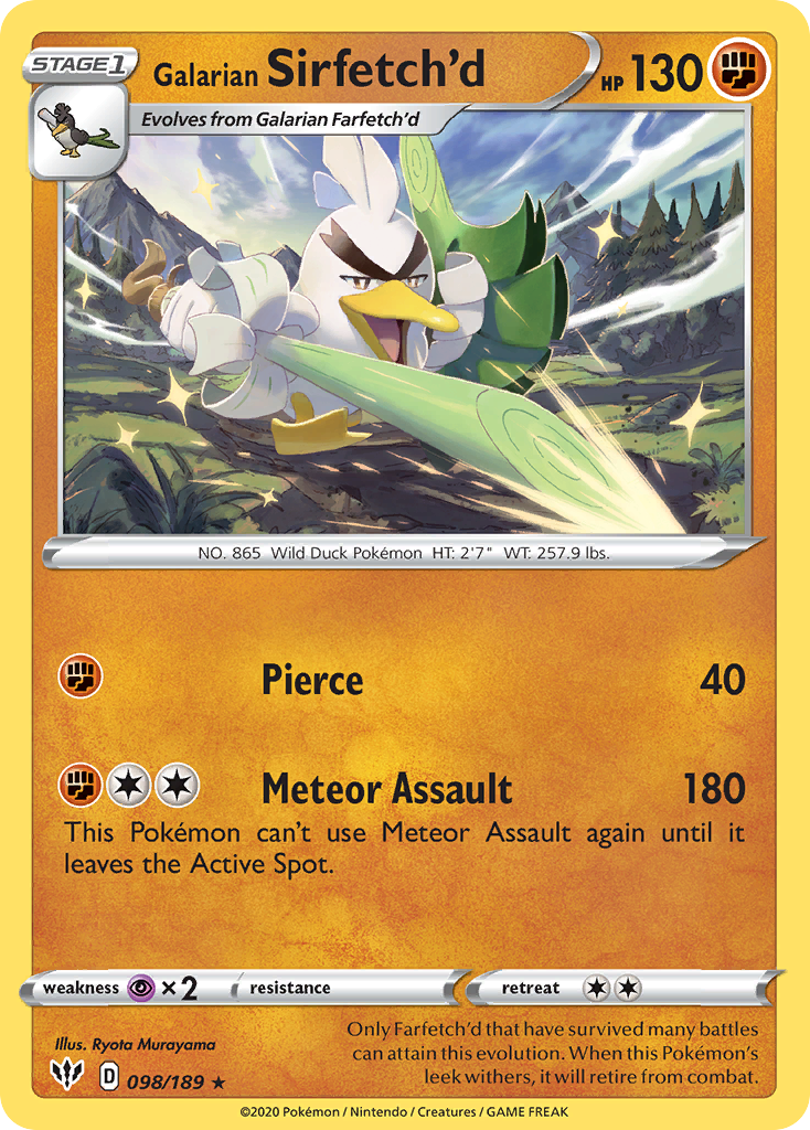 Galarian Sirfetch'd (English)