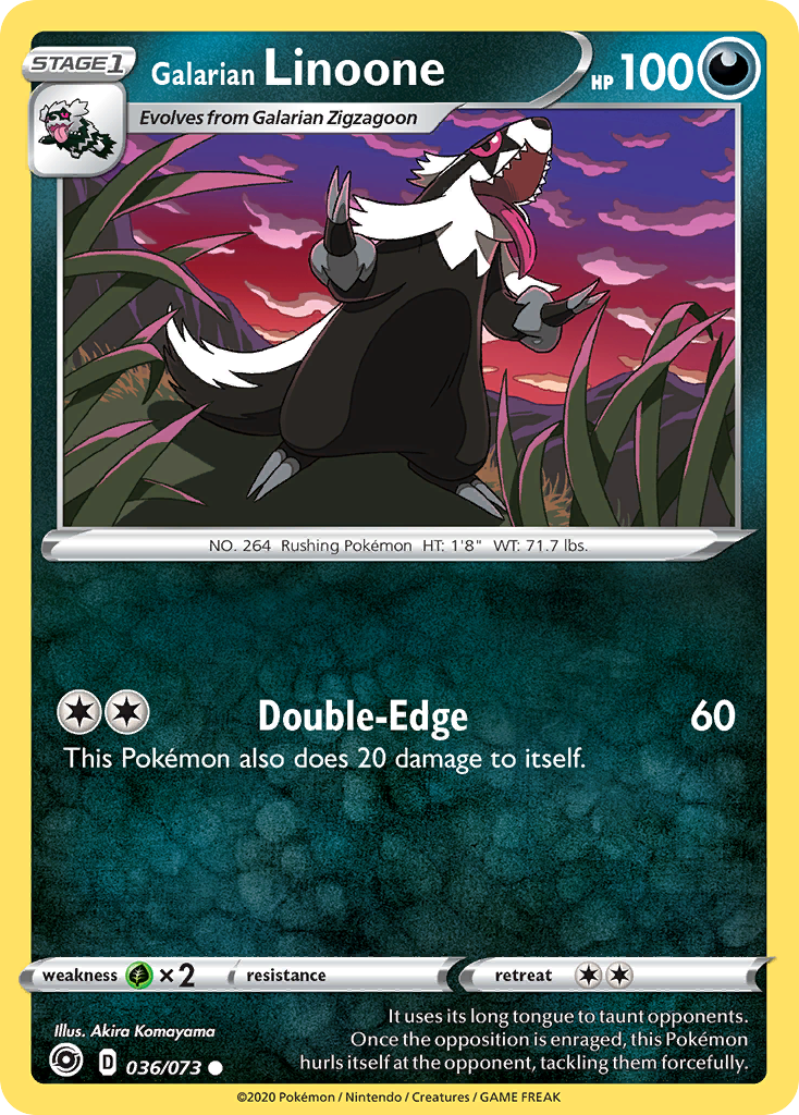 Galarian Linoone (English)