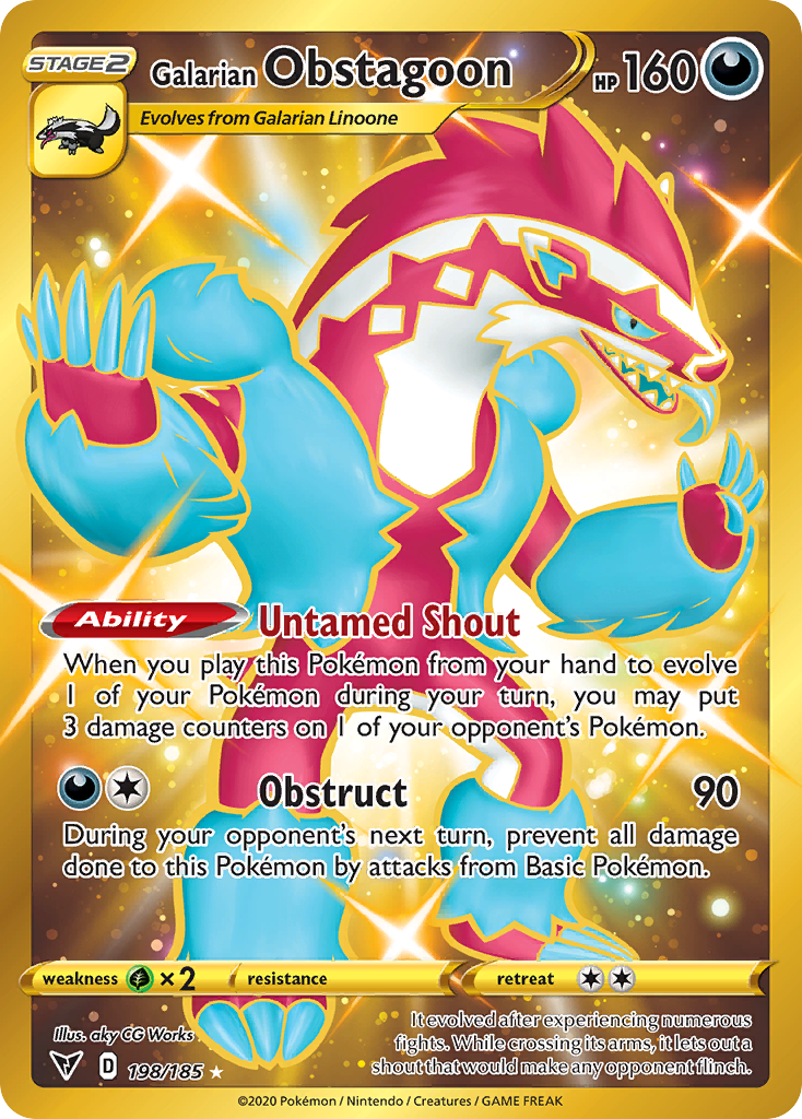 Galarian Obstagoon (HR) (English)