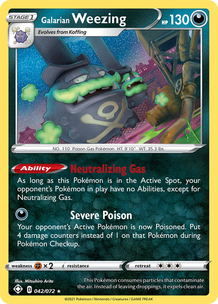 Galarian Weezing (English)