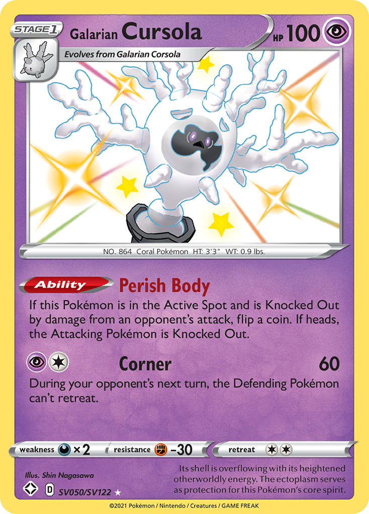 Galarian Cursola (English)