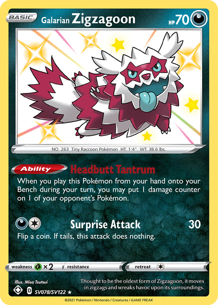 Galarian Zigzagoon (English)