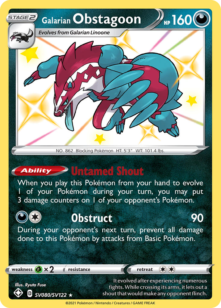 Galarian Obstagoon (English)