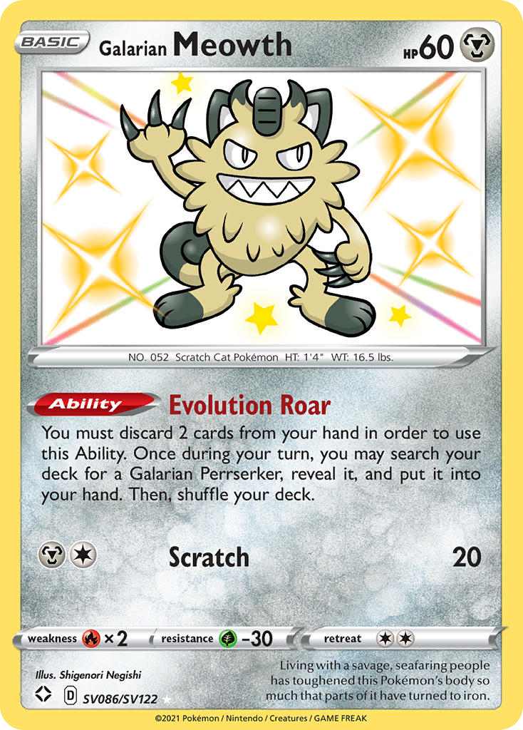 Galarian Meowth (English)