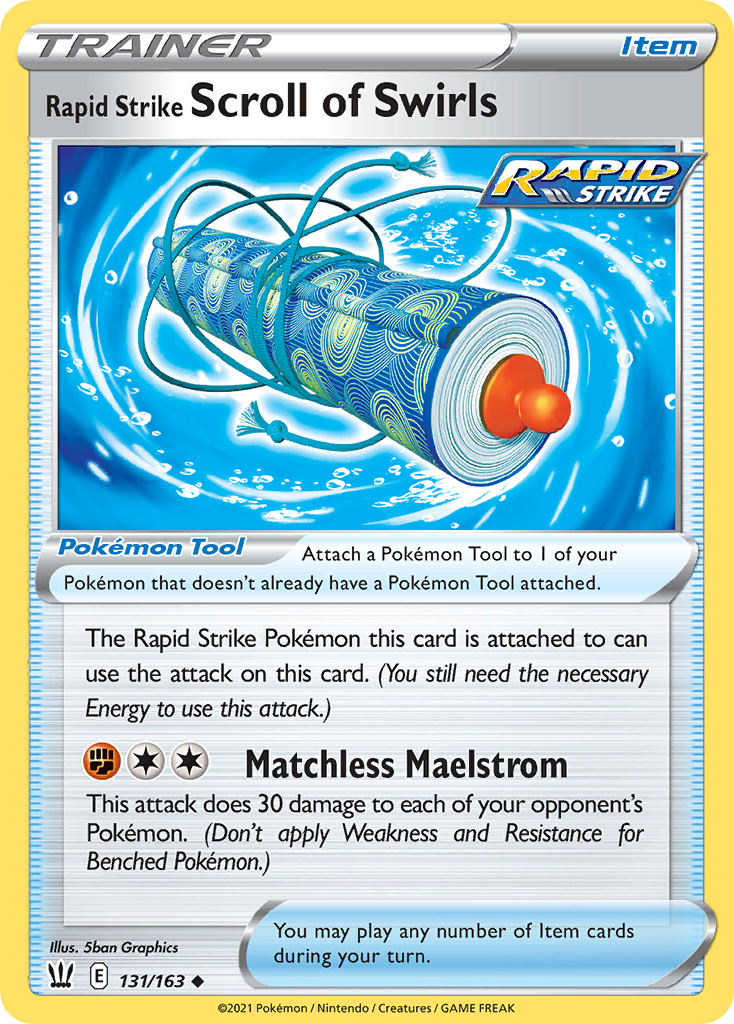 Rapid Strike Scroll of Swirls (English)