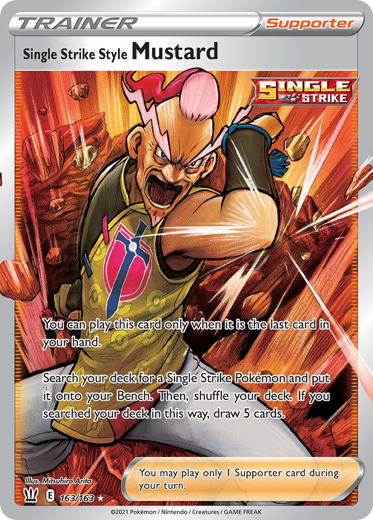 Single Strike Style Mustard (English)