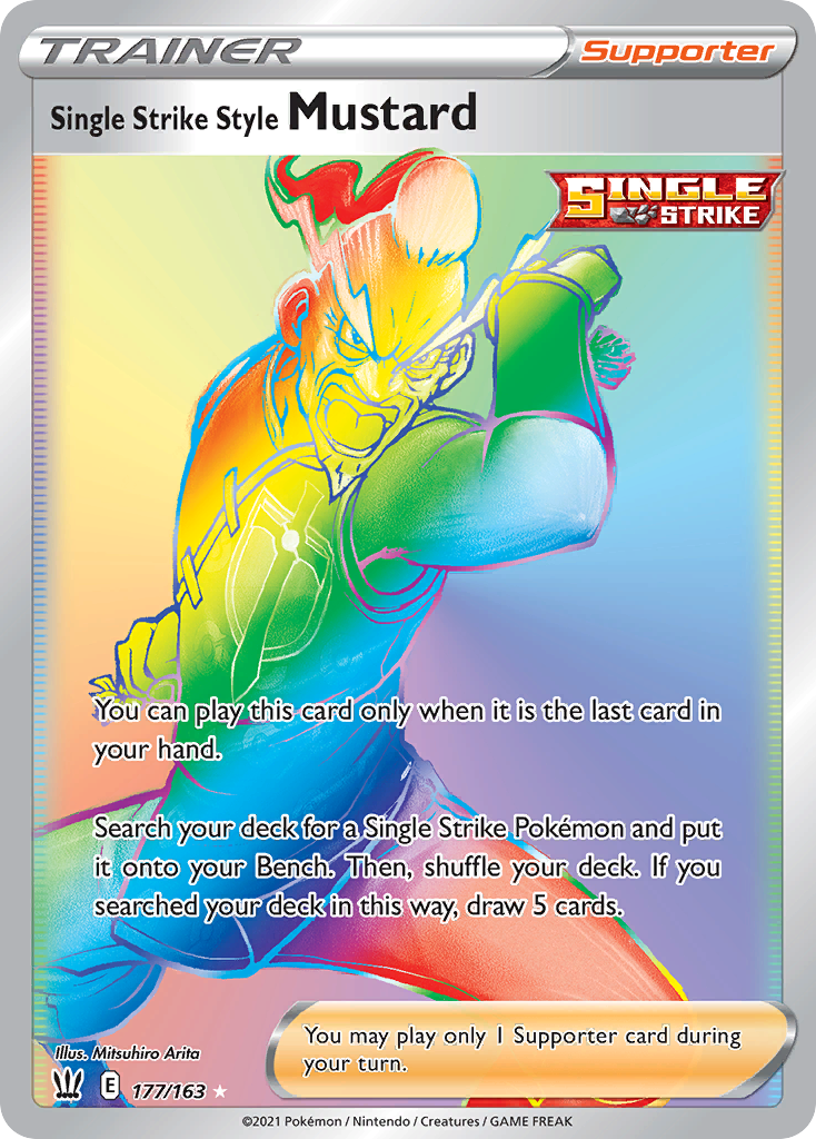 Single Strike Style Mustard (English)