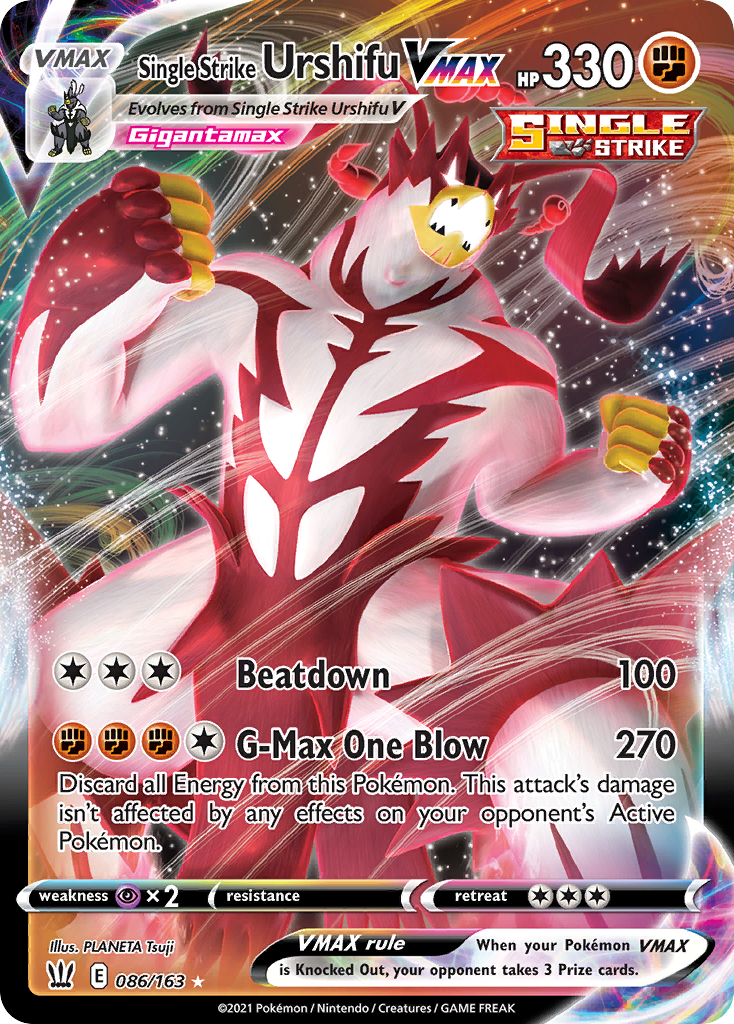 Single Strike Urshifu VMAX (English)