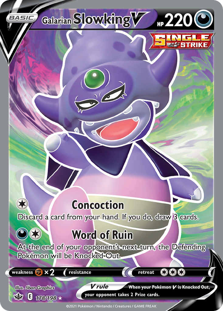 Galarian Slowking V (English)